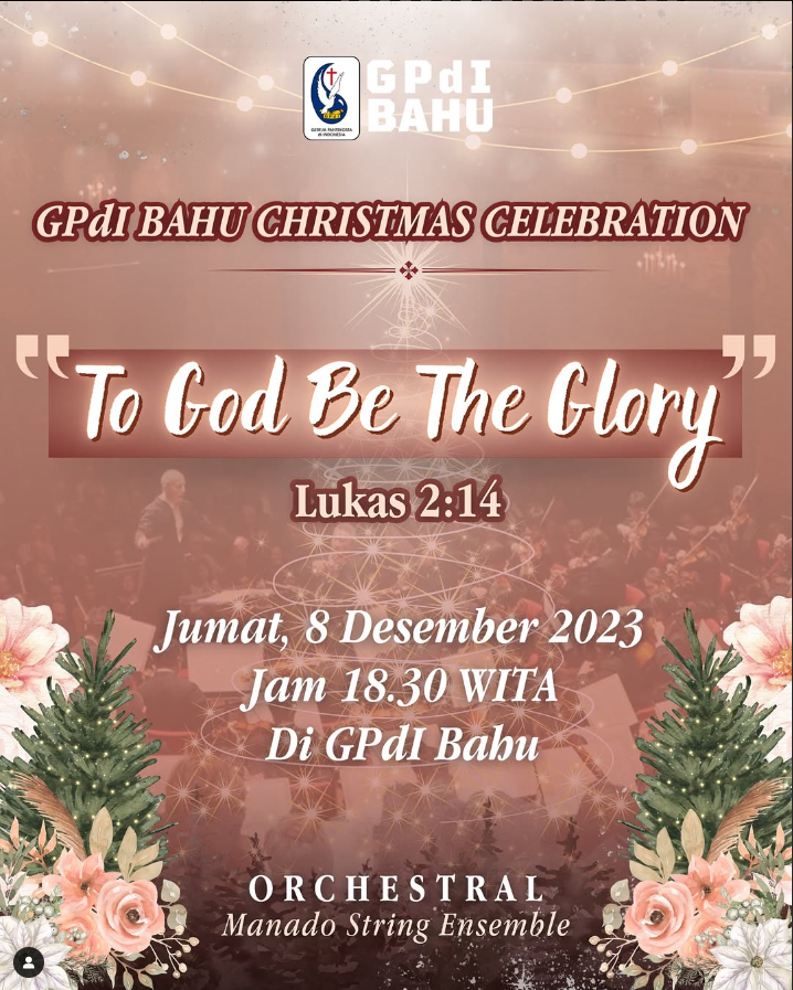 Perayaan Natal Jemaat GPdI Bahu